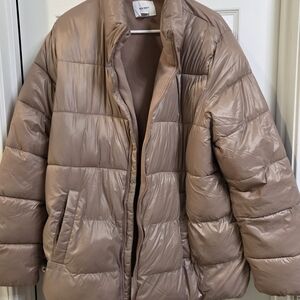 Old Navy Women's Pink Quilted Puffer Jacket